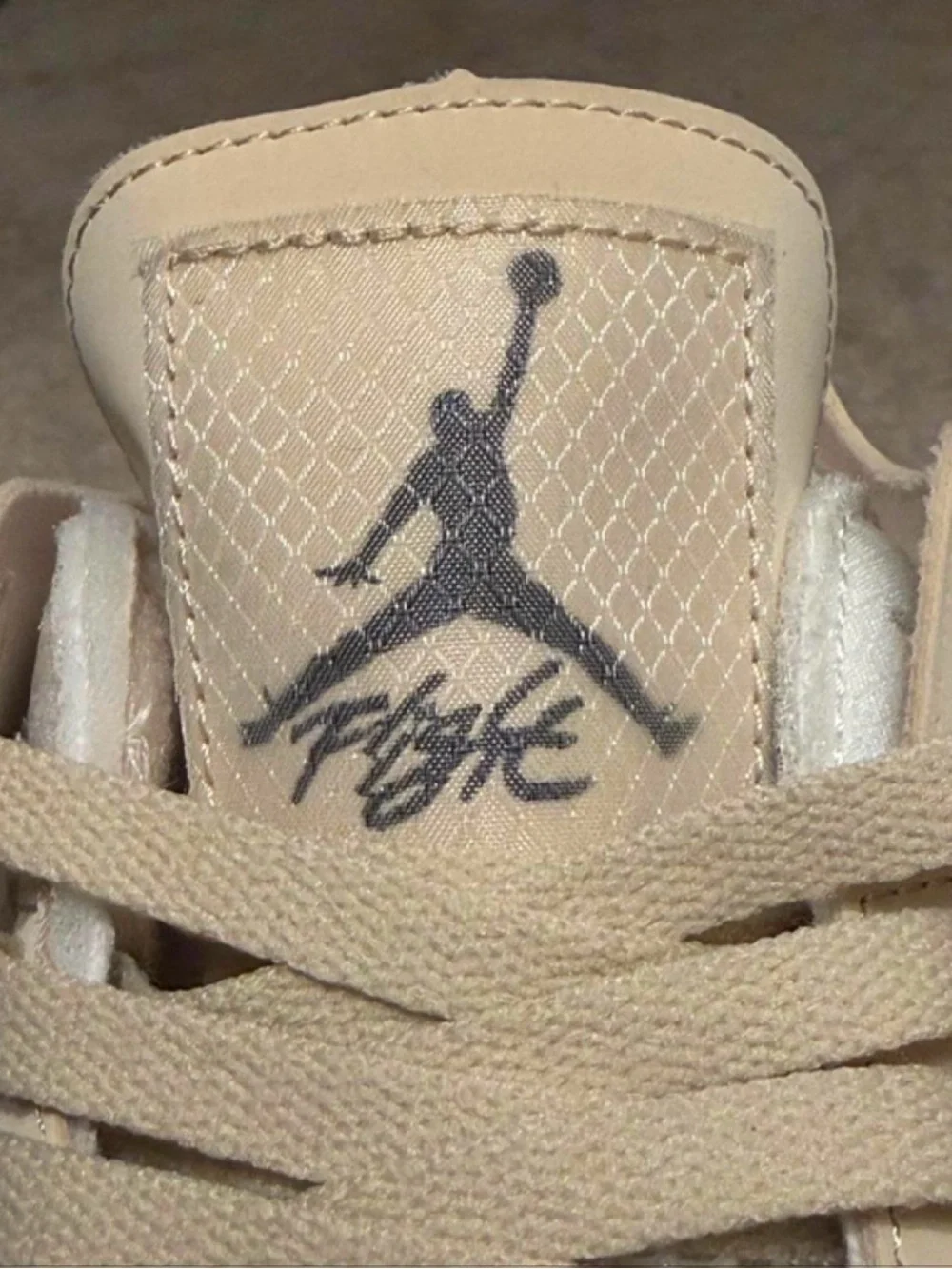 Jordan Men’s Sneakers in Beige and Yellow Gum